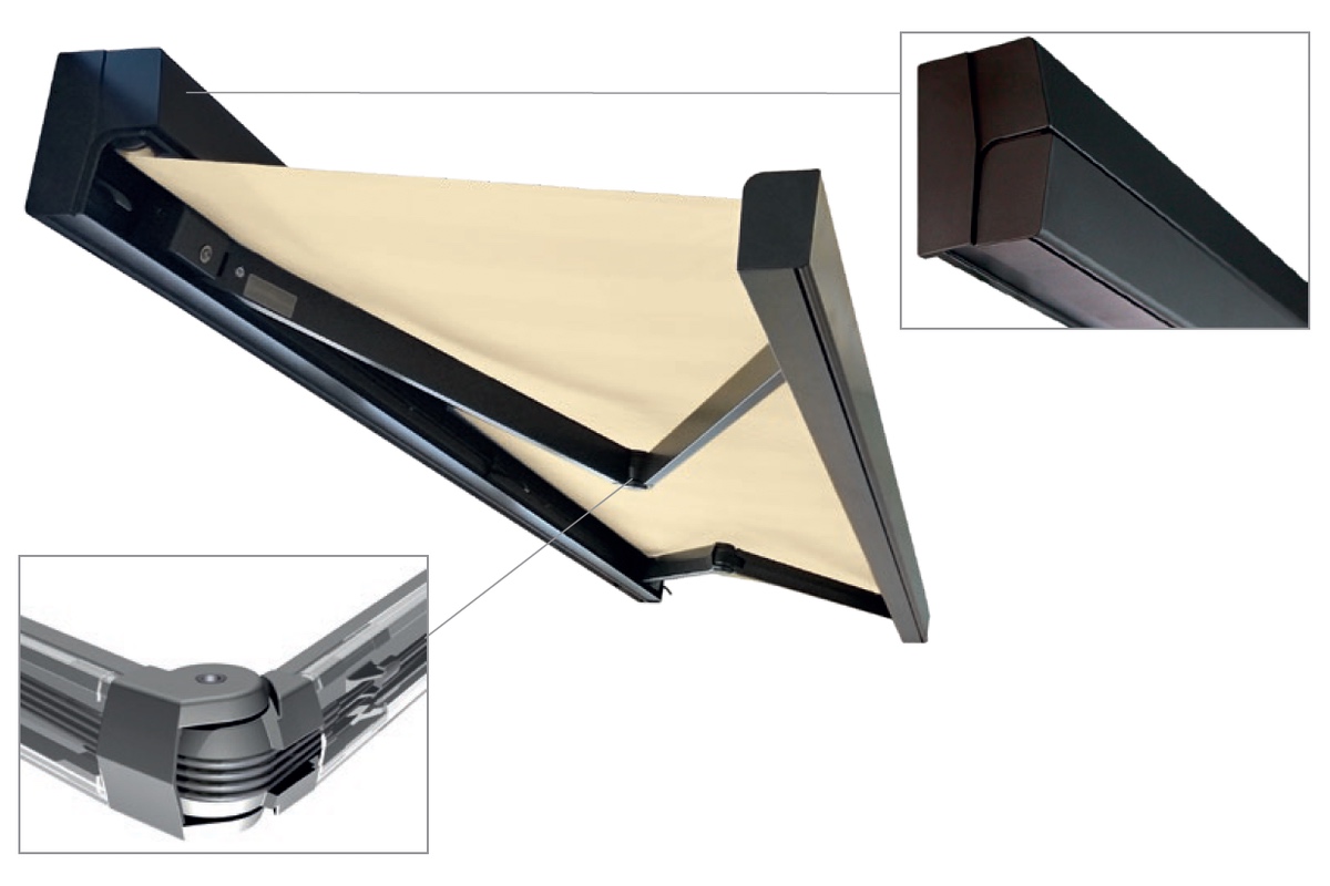 rubix helioscreen folding arm awning motorised Adelaide SA