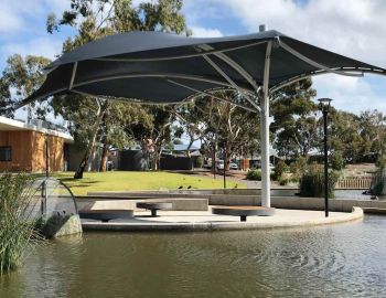 Custom Shade for West Beach Apex Park
