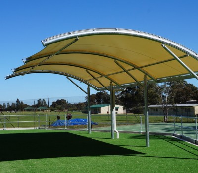 shade structure St ignatius college school Cit of norwood