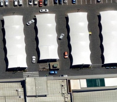 Car park shade structure shelter Seaford Central City of Onkaparinga SA 2