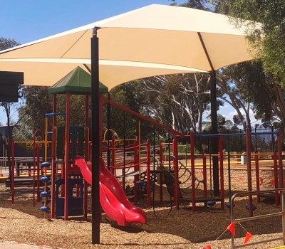 Frame shade sail structure school Port Augusta Eyre Peninsula SA 3