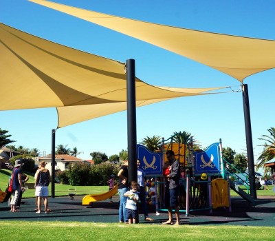 shade sail city of Holdfast Bay SA
