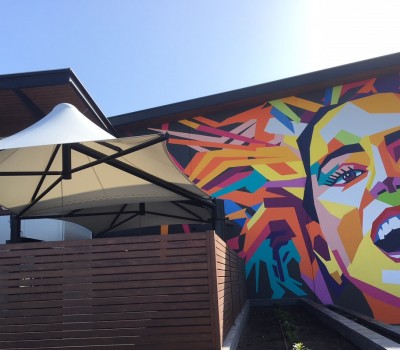 Permanent commercial umbrella hospitality V hotel Virginia City of Playford SA