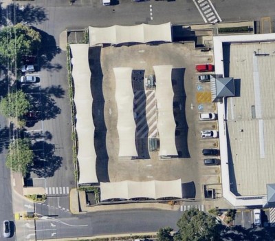 Car Park sheleters structures Arkaba Village Fullarton City of Unley SA