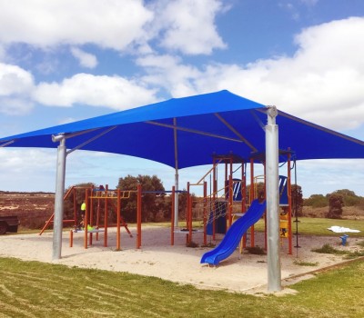 Frame shade structure sail Price Progress Association Yorke Peninsula SA